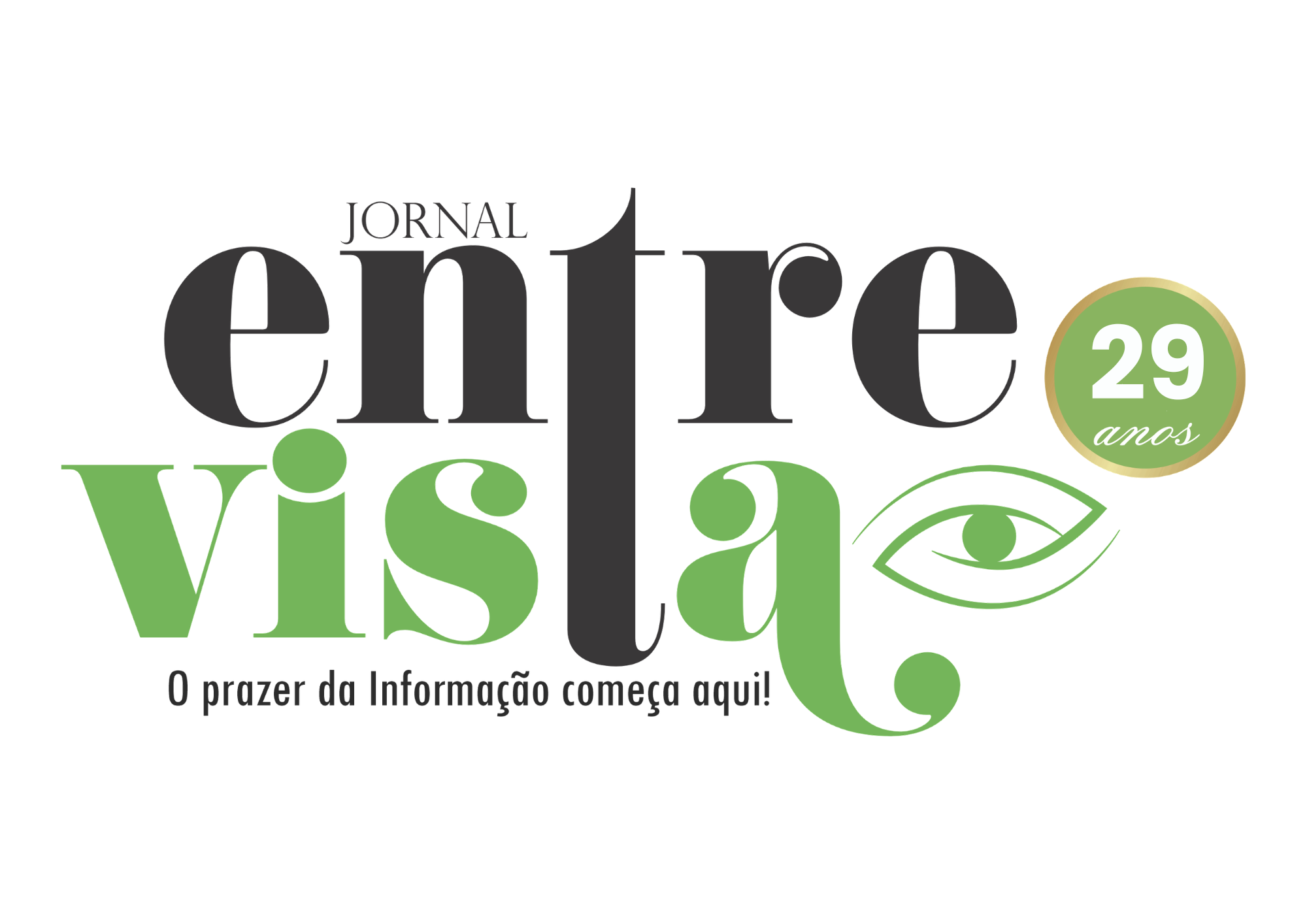 Logomarca Jornal entrevista 29 anos (2026) png