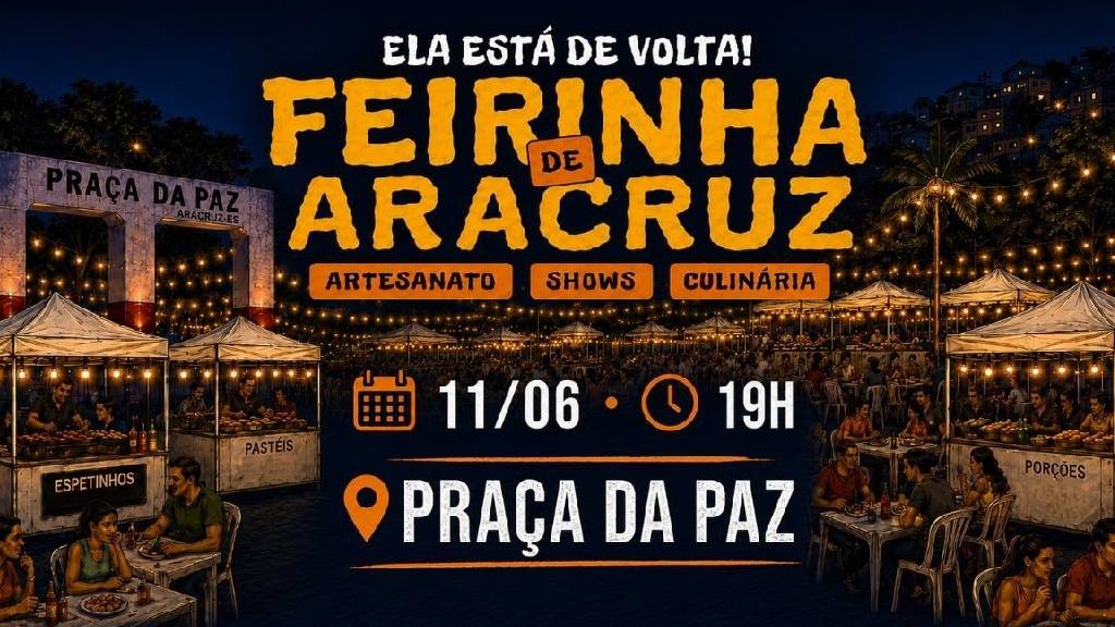 Feirinha de Aracruz está de volta e ganha novo endereço