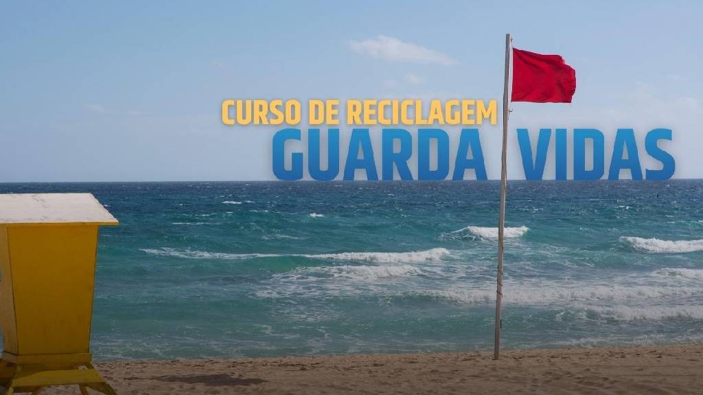 Inscrições para curso de reciclagem de guarda-vidas serão abertas nas próximas semanas