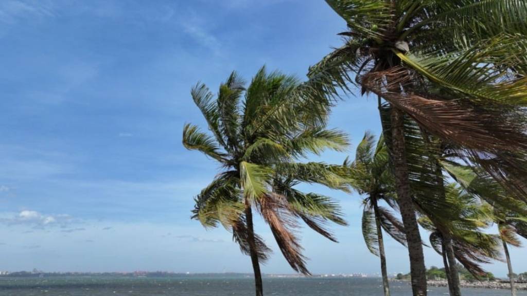 ES segue em alerta para ventania: litoral registra rajadas de mais de 55 km/h