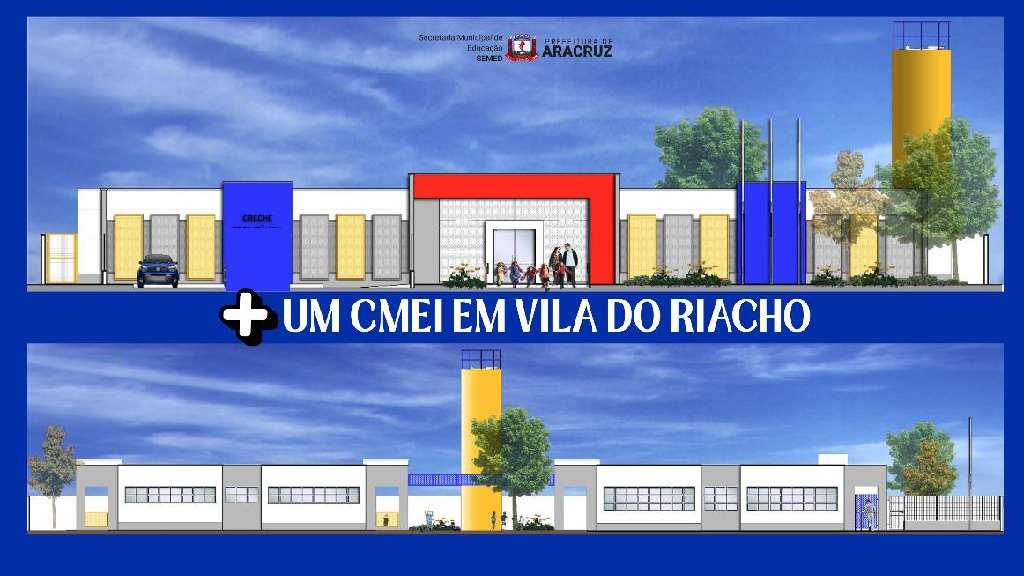 Vila do Riacho vai ganhar nova escola de Educação Infantil com investimento de quase R$ 7 milhões