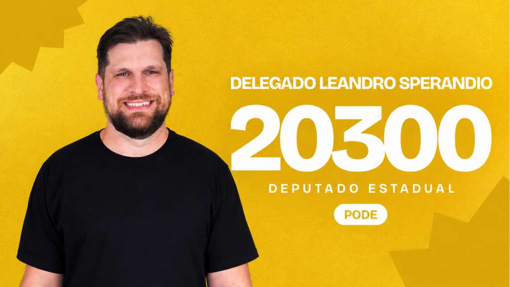 Eleições 2026: Delegado Leandro Sperandio (PODE) é eleito deputado estadual pelo Espírito Santo