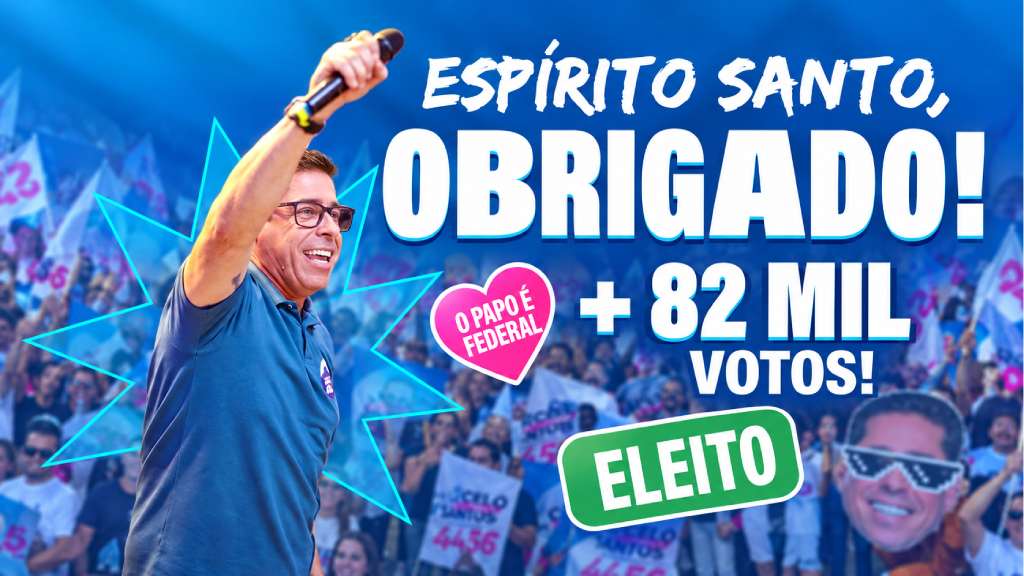 Eleições 2026: Marcelo Santos (União Brasil) é eleito deputado federal pelo Espírito Santo